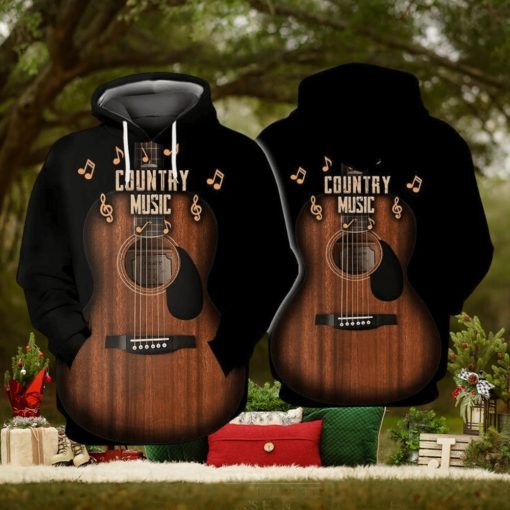 Love Guitar Country Music Limited Edition 3d Hoodie