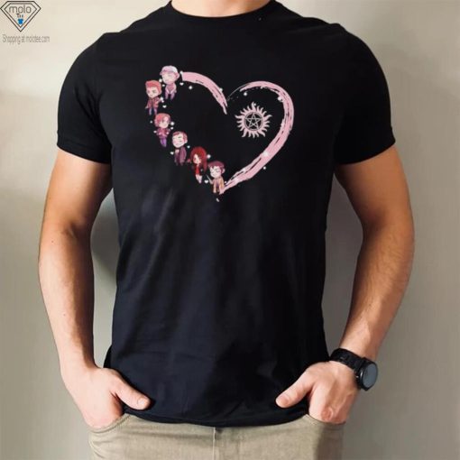 Love Heart Supernatural Chibi Shirt