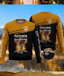 Love Hunting Father And Daughter Hunting Partners Ugly Christmas Sweater