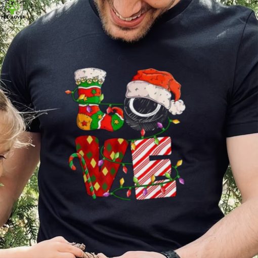 Love Ice Hockey Christmas Ice Hockey Player Xmas Party Shirt