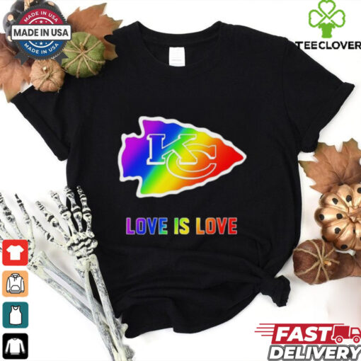Love Is Love Kansas City Chiefs Pride 2D T shirt
