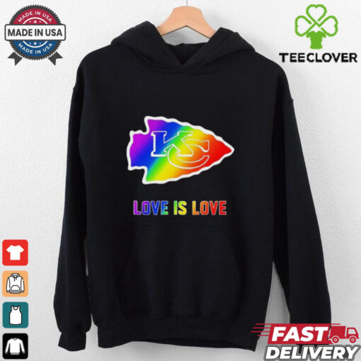 Love Is Love Kansas City Chiefs Pride 2D T shirt