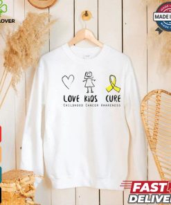 Love Kids Cure Childhood Cancer Awareness Suppor shirt