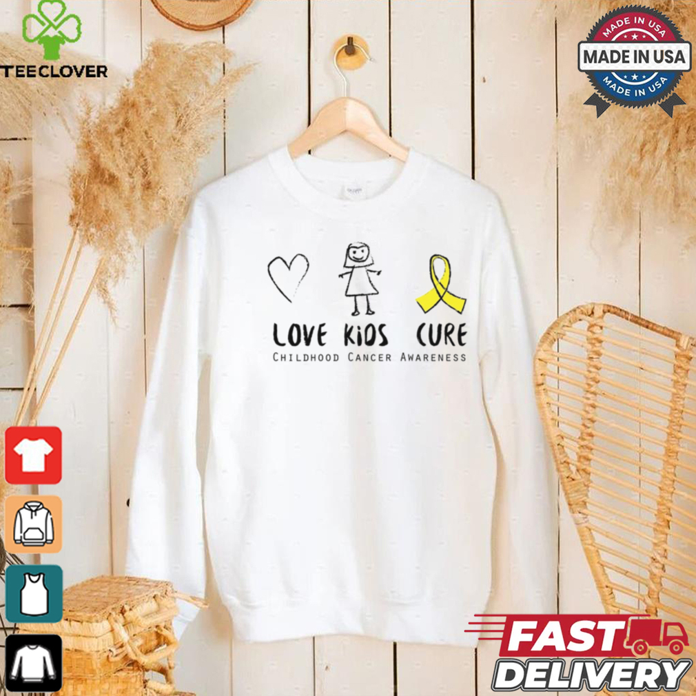 Love Kids Cure Childhood Cancer Awareness Suppor shirt Love Kids Cure Childhood Cancer Awareness Suppor shirt