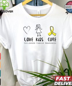 Love Kids Cure Childhood Cancer Awareness Suppor shirt