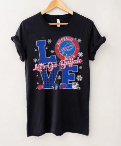 Love Let's Go Buffalo Bills Christmas Shirt