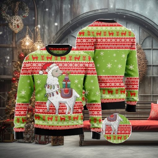 Love Llama Men And Women Christmas Gift 3D Ugly Christmas Sweater