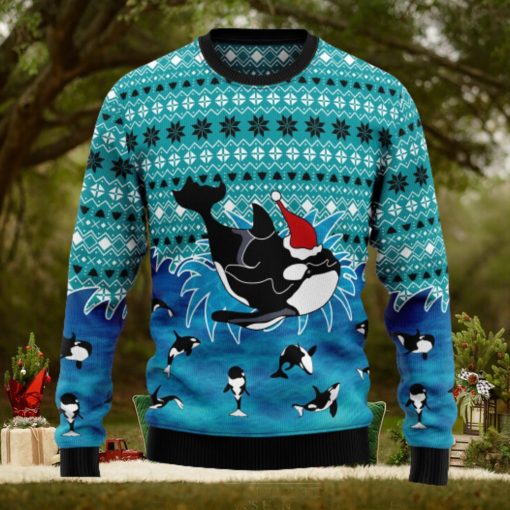 Love Oracle Whale Ugly Christmas Sweater Thankgiving Gift Men Women