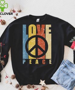 Love & Peace 60s 70s Tie Dye Hippie Gift T Shirt