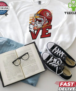 Love San Francisco 49ers Football Helmet shirt