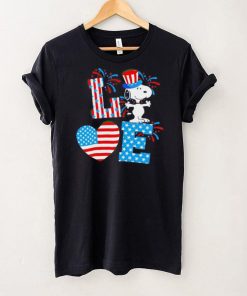 Love Snoopy Peanuts USA flag shirt 1 Love Snoopy Peanuts USA flag shirt