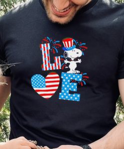 Love Snoopy Peanuts USA flag shirt 4 Love Snoopy Peanuts USA flag shirt