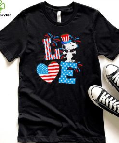 Love Snoopy Peanuts USA flag shirt 6 Love Snoopy Peanuts USA flag shirt
