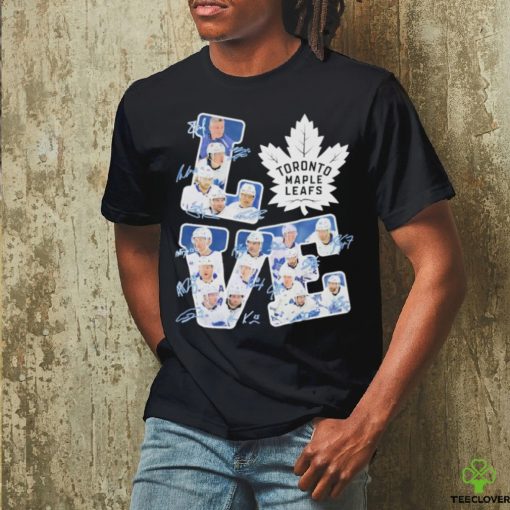 Love Toronto Maple Leafs Team Hockey Signatures Shirt