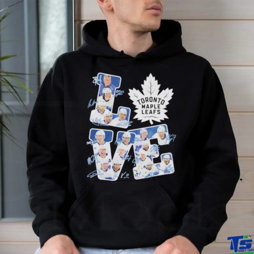 Love Toronto Maple Leafs Team Hockey Signatures Shirt