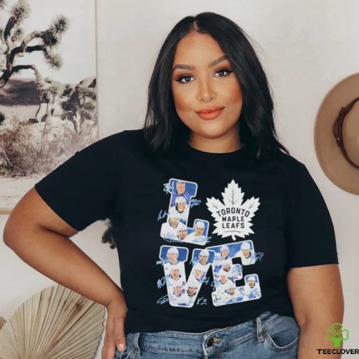 Love Toronto Maple Leafs Team Hockey Signatures Shirt