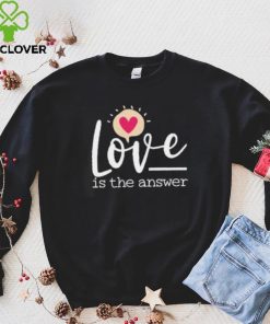 Love is the answer Valentines day hoodie, sweater, longsleeve, shirt v-neck, t-shirt