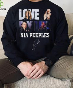 Love of my life Nia Peeples signature shirt