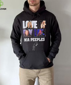 Love of my life Nia Peeples signatures shirt