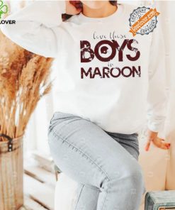 Love those boys in maroon football helmet shirt 1 Love those boys in maroon football helmet shirt