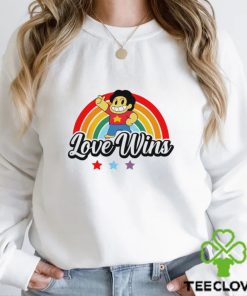 Love wins rainbow color cute hoodie, sweater, longsleeve, shirt v-neck, t-shirt