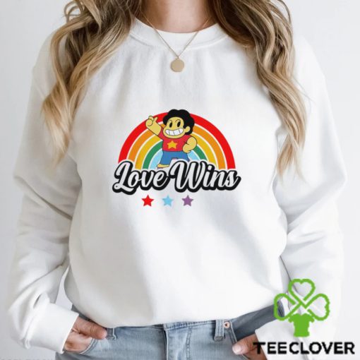 Love wins rainbow color cute hoodie, sweater, longsleeve, shirt v-neck, t-shirt