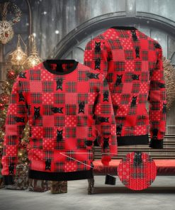 Lovely Black Cat Ugly Christmas Sweater