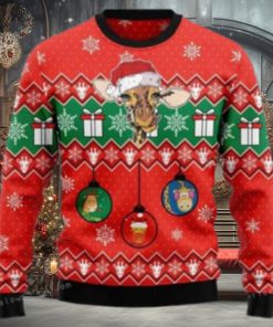 Lovely Giraffe Ugly Christmas Sweater