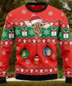 Lovely Giraffe Ugly Christmas Sweater