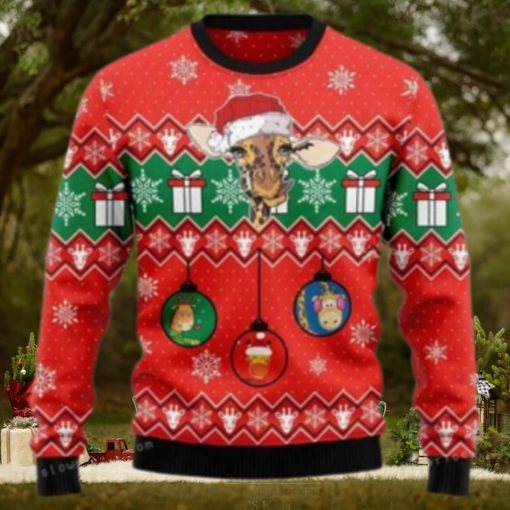 Lovely Giraffe Ugly Christmas Sweater