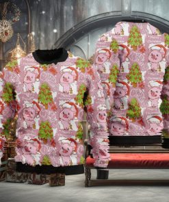 Lovely Pig On Pink Ugly Christmas Sweater Funny Gift For Men And Women Family Holidays