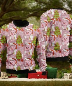 Lovely Pig On Pink Ugly Christmas Sweater Funny Gift For Men And Women Family Holidays