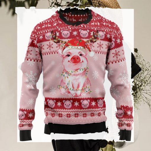 Lovely Pig Ugly Christmas Sweater