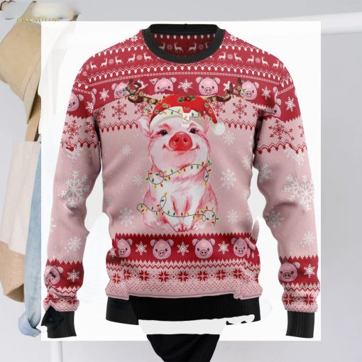 Lovely Pig Ugly Christmas Sweater