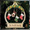 A Little Bit Of Crazy And A Whole Lot Of Love   Personalized Custom Benelux Shaped Acrylic Christmas Ornament   Gift For Family, Christmas Gift