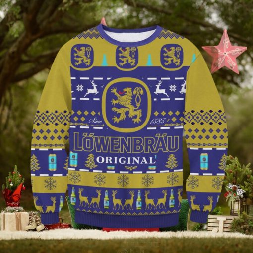 Lowenbrau For Christmas Gifts Knitting Pattern Sweater