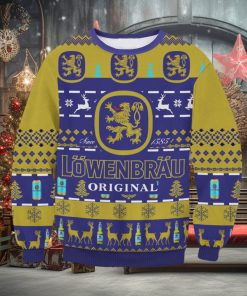 Lowenbrau For Christmas Gifts Knitting Pattern Sweater
