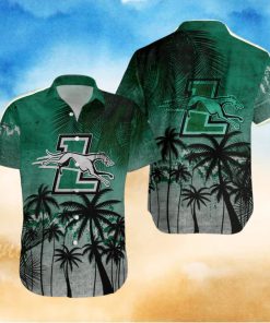 Loyola Maryland Greyhounds Hawaiian Shirt Summer Gift Coconut Tree Tropical Grunge Pattern For NCAA Fans