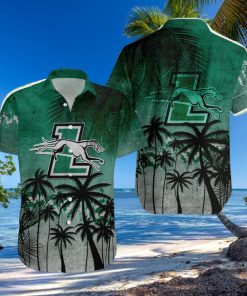 Loyola Maryland Greyhounds Hawaiian Shirt Summer Gift Coconut Tree Tropical Grunge Pattern For NCAA Fans