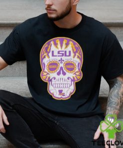 Lsu Football sugar skull hoodie, sweater, longsleeve, shirt v-neck, t-shirt