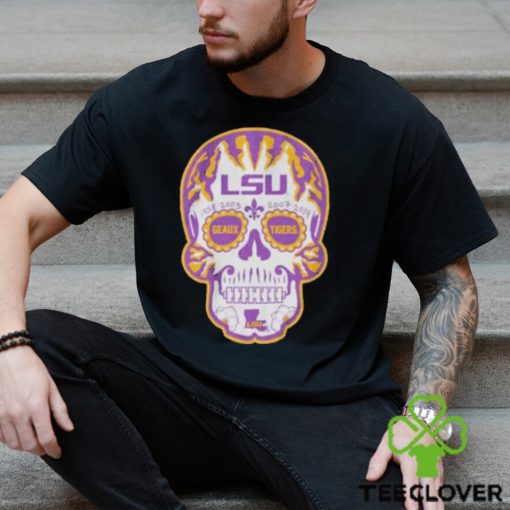 Lsu Football sugar skull hoodie, sweater, longsleeve, shirt v-neck, t-shirt