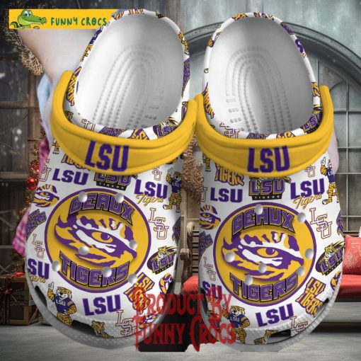 Lsu Geaux Tigers Crocs For Adults