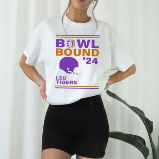 Lsu Tigers 2024 Bowl Bound Helmet Shirt