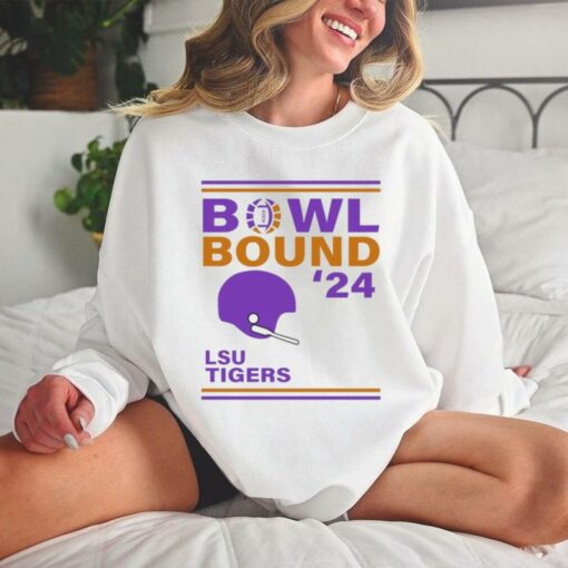 Lsu Tigers 2024 Bowl Bound Helmet Shirt