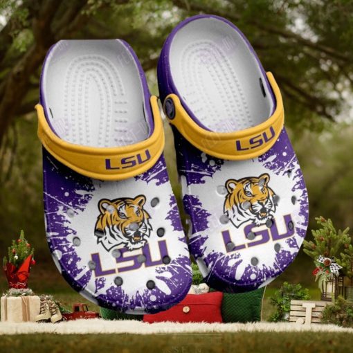 Lsu Tigers And Lady Tigers Ncaa Crocs