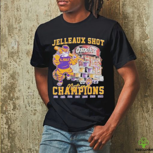 Lsu Tigers Jelleaux Shot Omaha National Champions 2023 T Shirt