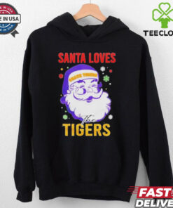 Lsu Tigers Santa’s Favorite Christmas Shirt 1 Lsu Tigers Santa’s Favorite Christmas Shirt