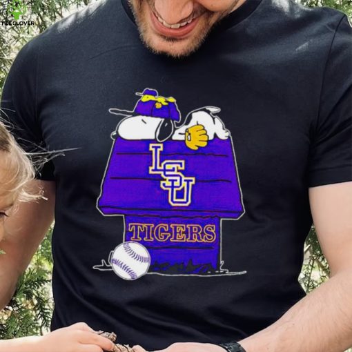 Lsu Tigers Snoopy And Woodstock The Peanuts Baseball shirt
