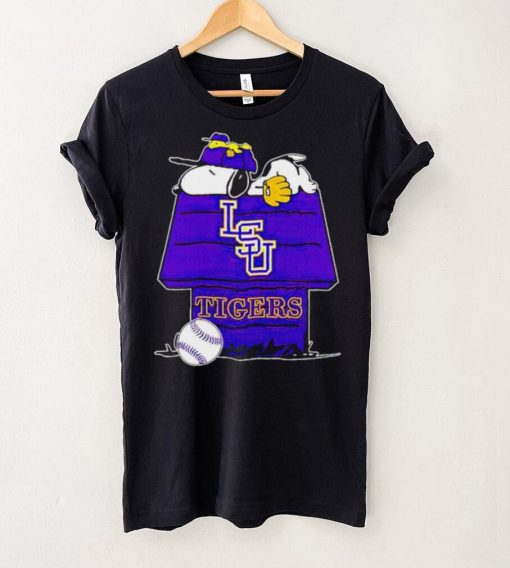 Lsu Tigers Snoopy And Woodstock The Peanuts Baseball shirt