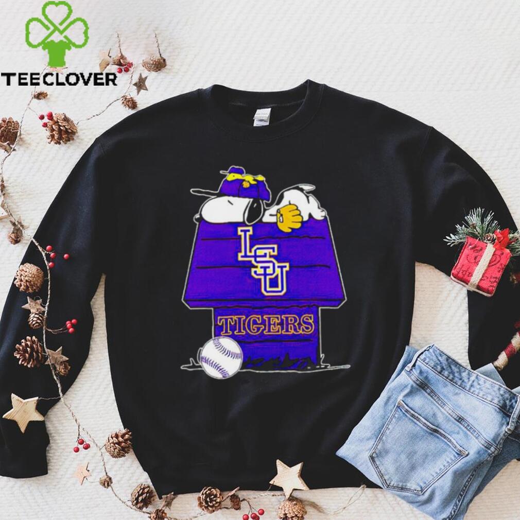 Lsu Tigers Snoopy And Woodstock The Peanuts Baseball shirt Lsu Tigers Snoopy And Woodstock The Peanuts Baseball shirt